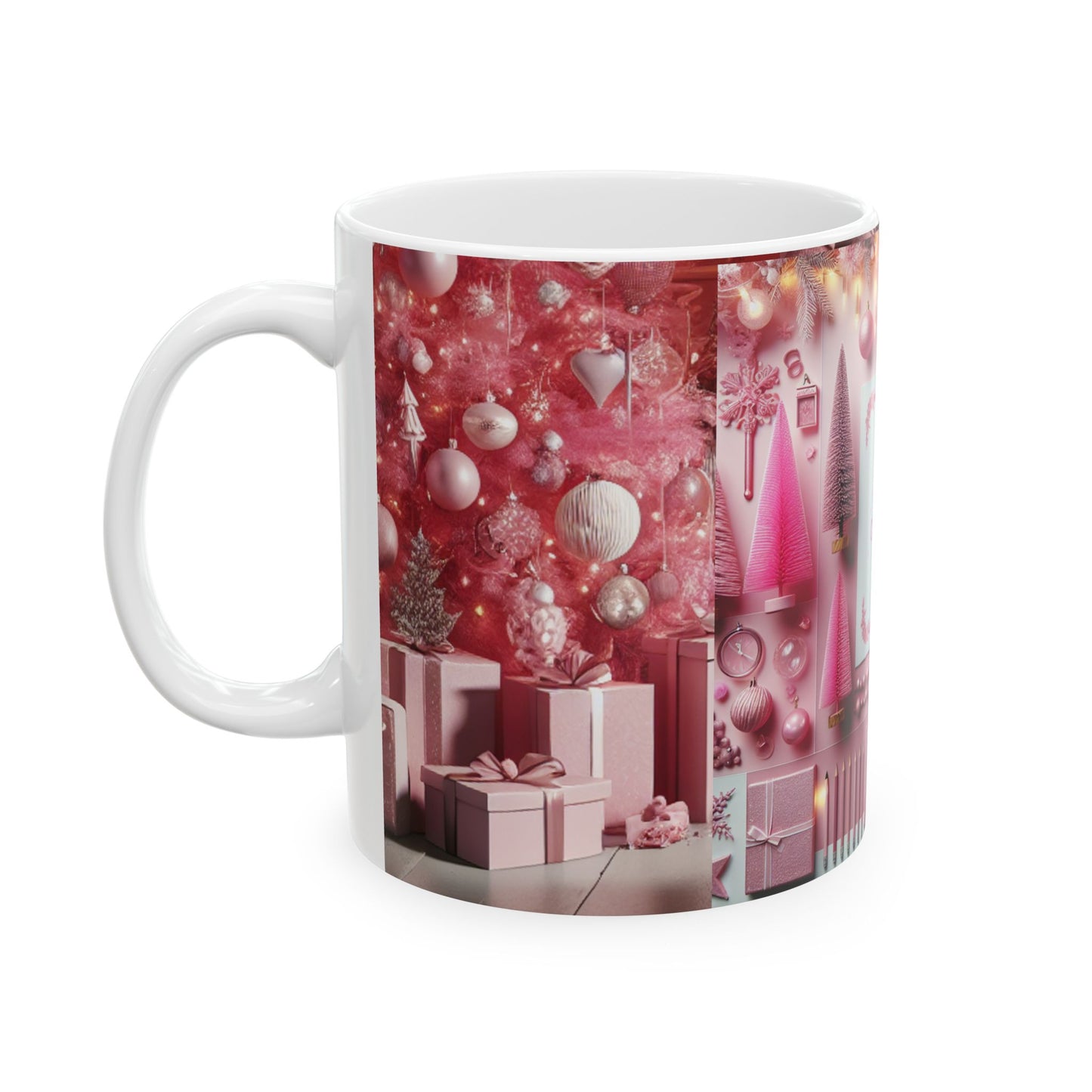 A Pink Christmas Mug, (11oz, 15oz)