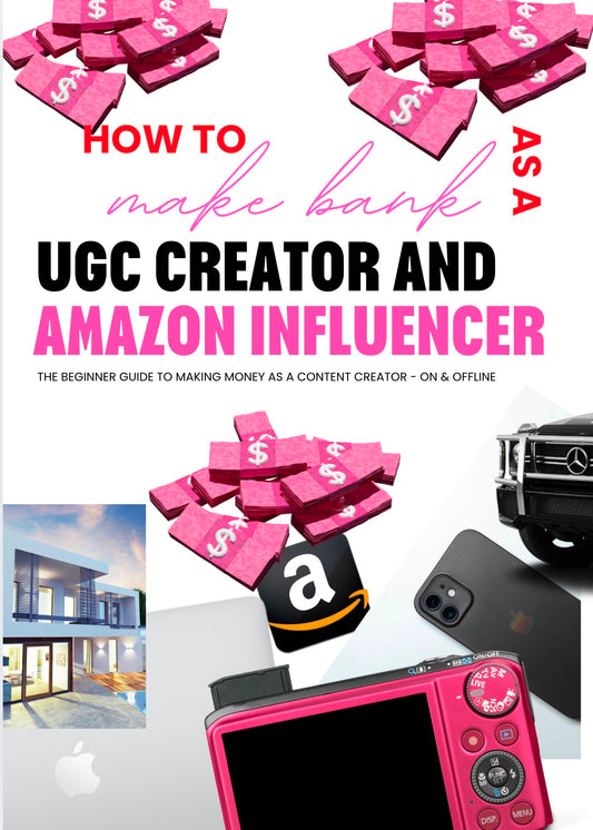 BECOME A UGC CREATOR/ AMAZON INFLUENCER