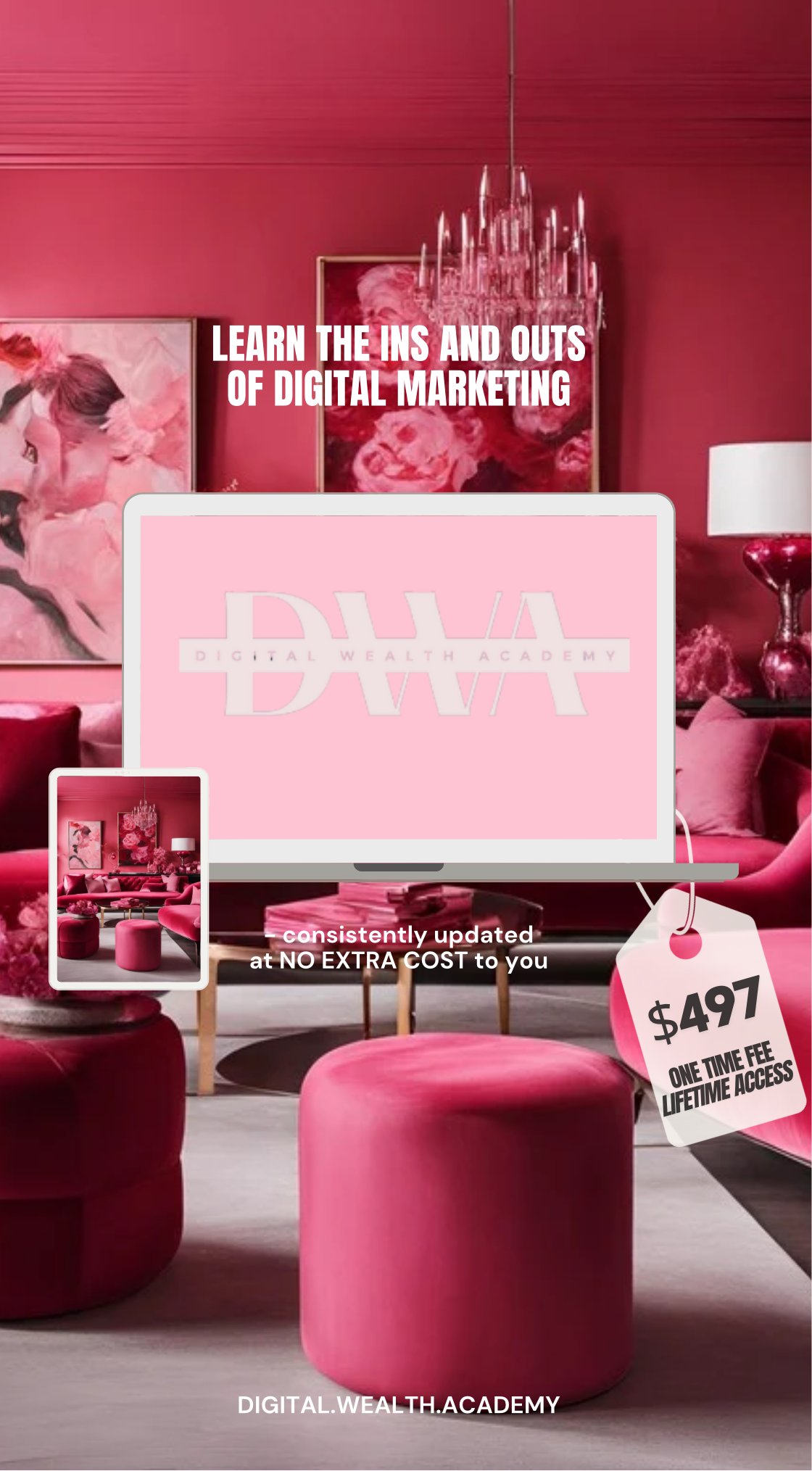 Market like Desire T with the DIGITAL WEALTH ACADEMY 💗💸👩🏽‍💻