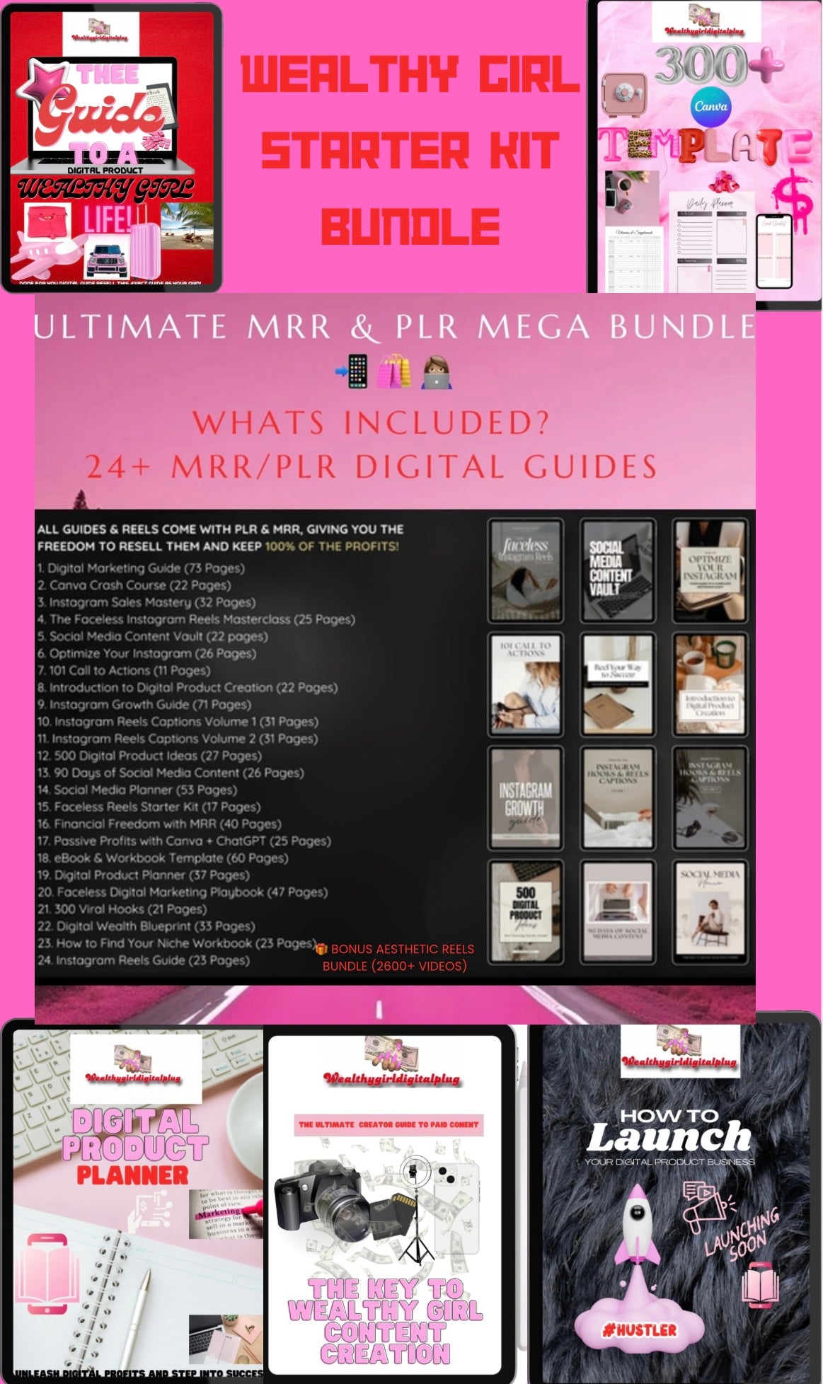 Wealthy Girl Ultimate Starter Kit Bundle